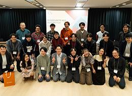 全社イベントでのヒトコマ。「この会社でよかったです！」と声をかけられたときは本当に嬉しかったです！