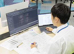 プラントの基本設計◆未経験歓迎◆3ヵ月の研修◆残業月平均20H程◆男性の育休取得実績あり◆定着率90%