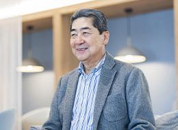 社員の挑戦を歓迎する、それが私たちの大切にする考え方です。（写真：代表 東）