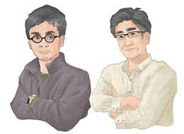代表の村田（左）と取締役の田邉（右）
