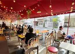 カフェテラス席