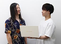 （左:Nさん／入社3年目・右:Kさん／入社5年目）