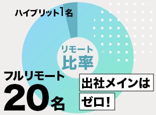 21名中20名がフルリモート勤務。全社員が柔軟な働き方を実現中。