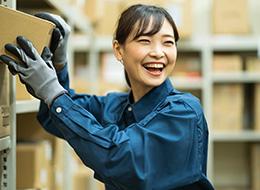 整理された倉庫を見て、達成感を得られます！