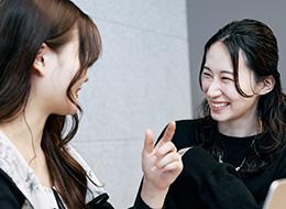 月に一度のMTGでは、キャリアの悩みや将来の希望についても真摯に向き合ってくれます！