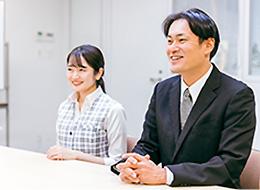 面接は会話ベースで和やかな雰囲気。お気軽にお話に来てくださいね◎