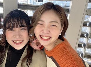 先輩スタッフも9割が未経験スタート！丁寧に寄り添ってくれます♪