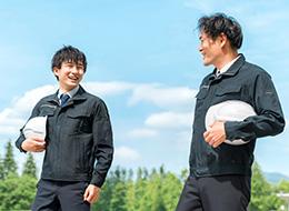 働くパパも活躍中！この先家族ができても、ここでずっと長く働き続けられます◎