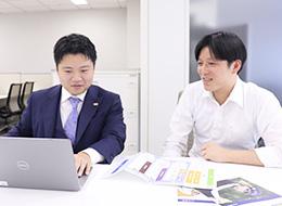 「良きライバルでもある同僚と、切磋琢磨できる環境です！」
