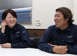 社長や常務との距離も近く、風通しの良さは抜群。何でも気軽に相談できる環境です。
