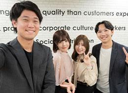 平均年齢26.1歳！同年代の仲間とワイワイ楽しく働けます