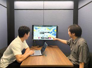 新オフィスには防音MTGルームも完備！大切な打ち合わせやオンライン会議にも最適な環境です。